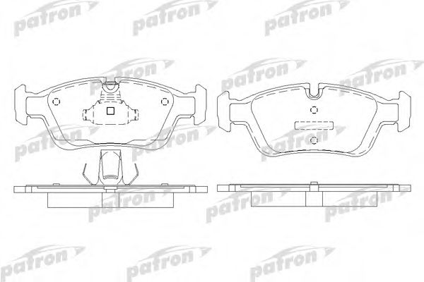 PBP1300 PATRON Brake System Brake Pad Set, disc brake
