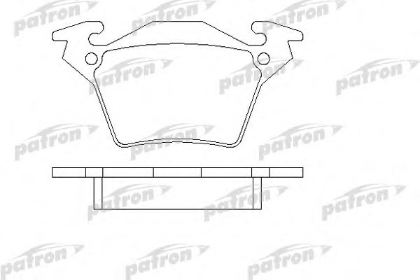 PBP1305 PATRON Brake System Brake Pad Set, disc brake