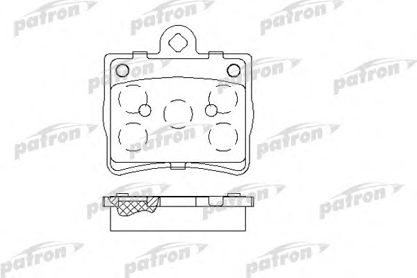 PBP1310 PATRON Brake System Brake Pad Set, disc brake