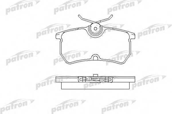 PBP1319 PATRON Brake Pad Set, disc brake