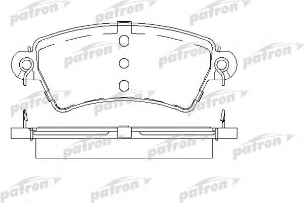 PBP1370 PATRON Brake Pad Set, disc brake