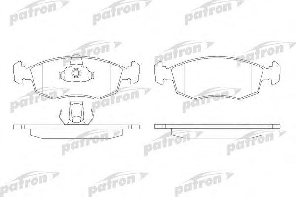 PBP1376 PATRON Brake System Brake Pad Set, disc brake
