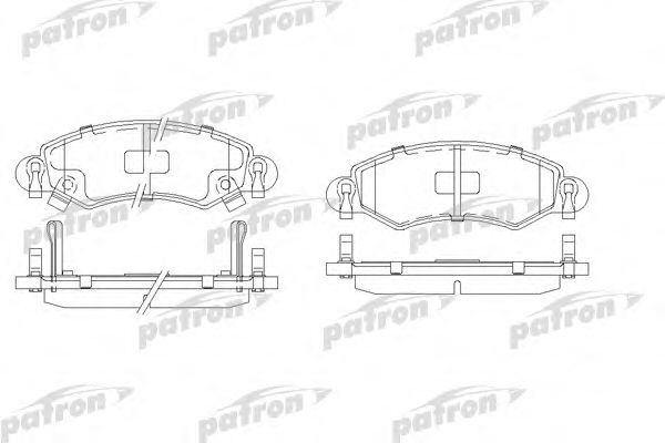 PBP1423 PATRON Brake Pad Set, disc brake