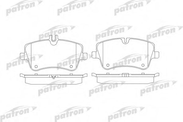 PBP1428 PATRON Brake Pad Set, disc brake