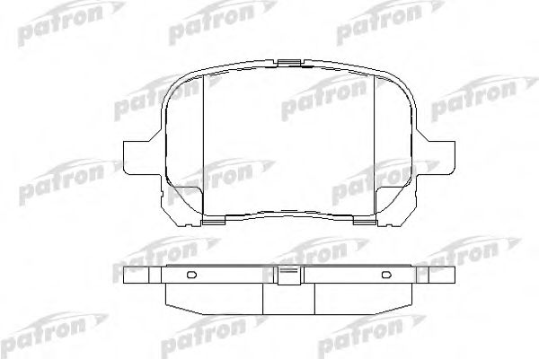 PBP1437 PATRON Brake Pad Set, disc brake