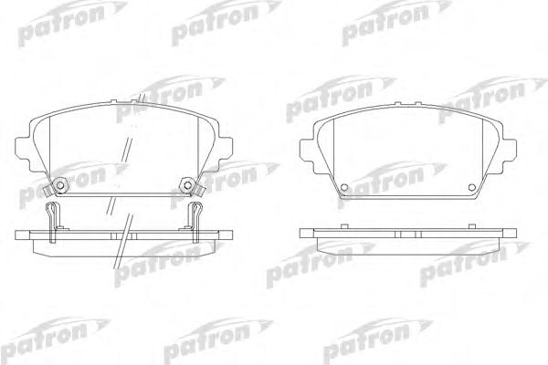 PBP1439 PATRON Brake System Brake Pad Set, disc brake