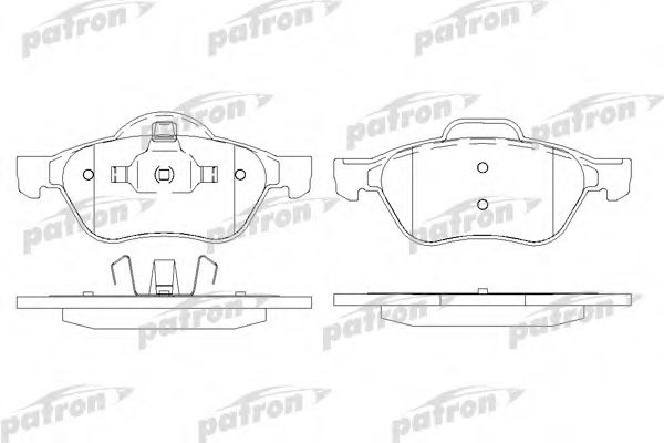 PBP1440 PATRON Brake System Brake Pad Set, disc brake