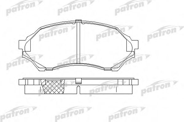 PBP1455 PATRON Brake System Brake Pad Set, disc brake