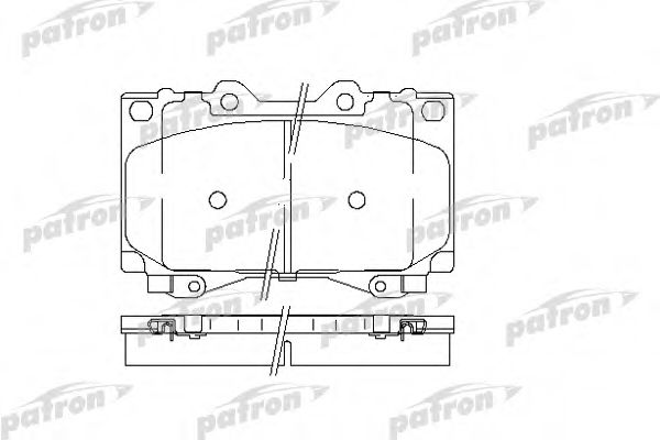 PBP1456 PATRON Brake System Brake Pad Set, disc brake