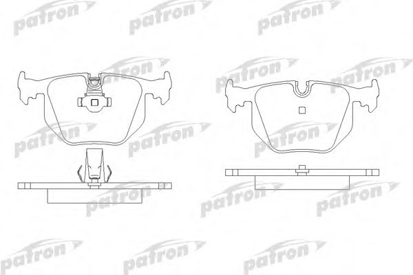 PBP1483 PATRON Brake System Brake Pad Set, disc brake