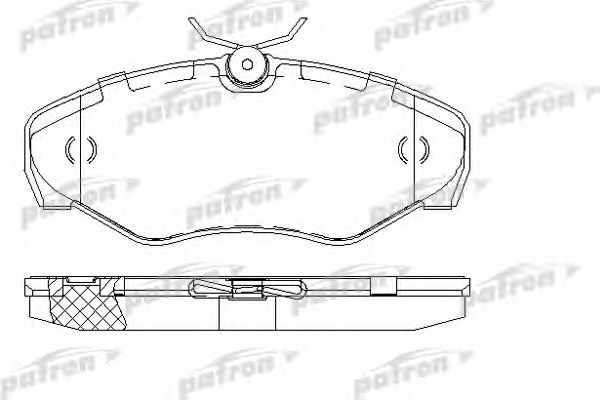 PBP1515 PATRON Brake System Brake Pad Set, disc brake