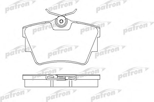 PBP1516 PATRON Brake Pad Set, disc brake