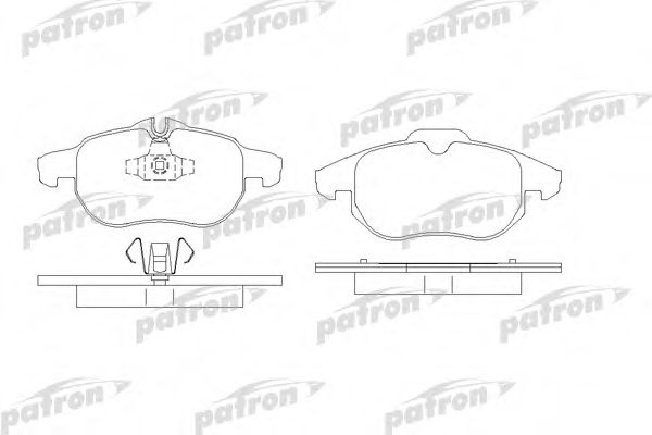PBP1520 PATRON Brake System Brake Pad Set, disc brake