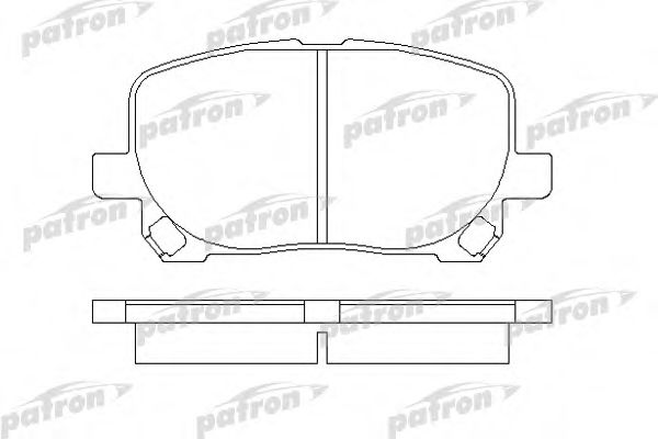 PBP1529 PATRON Brake Pad Set, disc brake