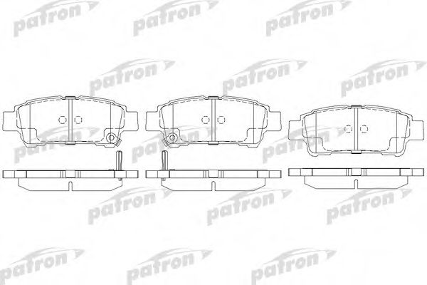 PBP1530 PATRON Brake Pad Set, disc brake