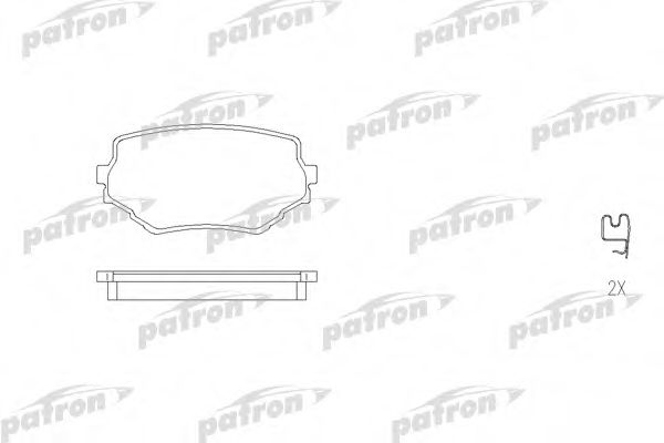 PBP1565 PATRON Brake Pad Set, disc brake