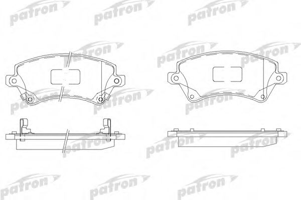 PBP1573 PATRON Brake Pad Set, disc brake