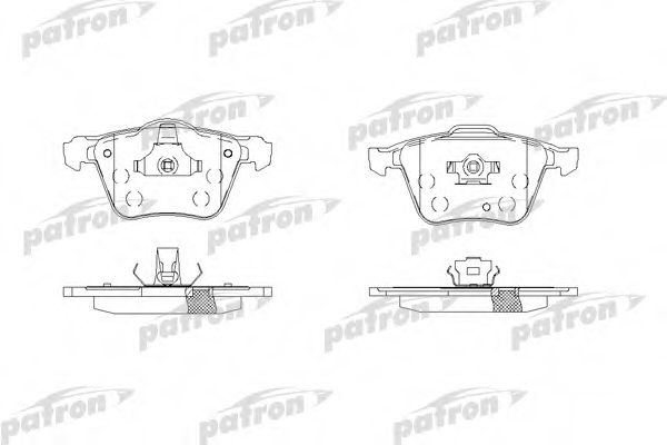 PBP1631 PATRON Brake Pad Set, disc brake