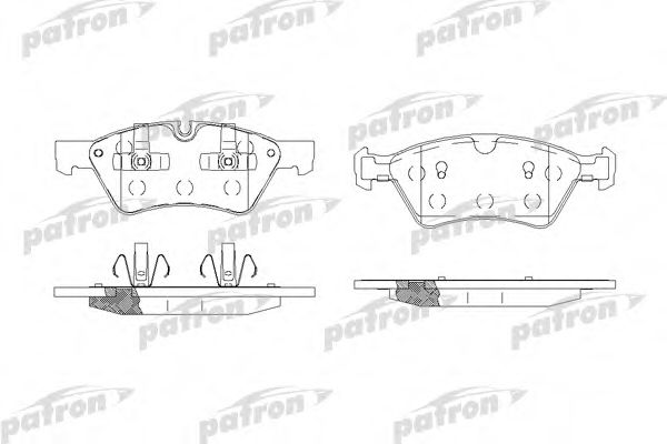 PBP1830 PATRON Тормозная система Комплект тормозных колодок, дисковый тормоз