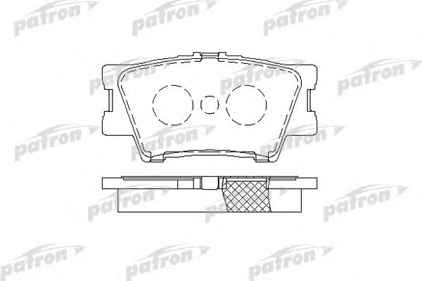 PBP1892 PATRON Brake System Brake Pad Set, disc brake