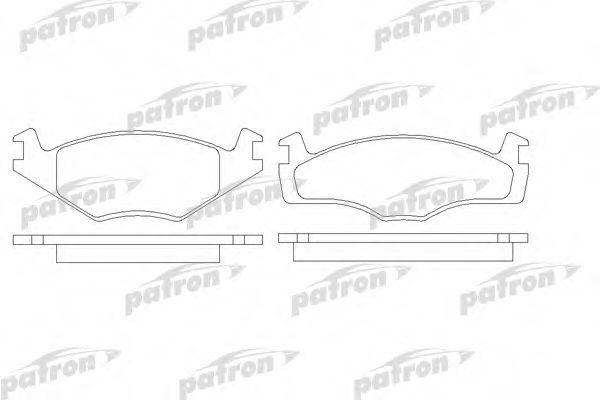 PBP419 PATRON Brake Pad Set, disc brake