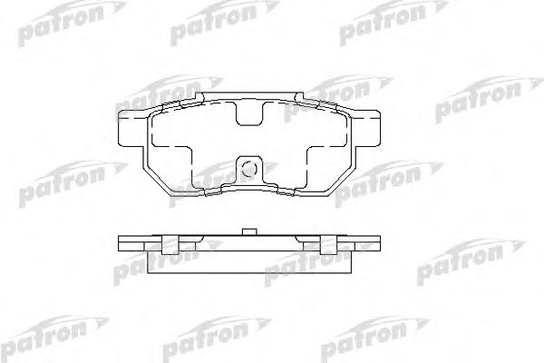 PBP472 PATRON Brake System Brake Pad Set, disc brake