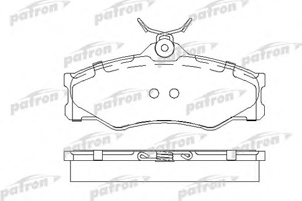 PBP517 PATRON Brake Pad Set, disc brake
