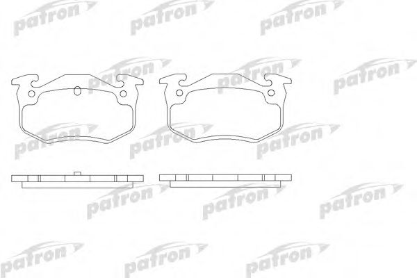 PBP558 PATRON Brake Pad Set, disc brake