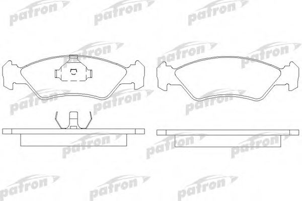 PBP589 PATRON Brake System Brake Pad Set, disc brake