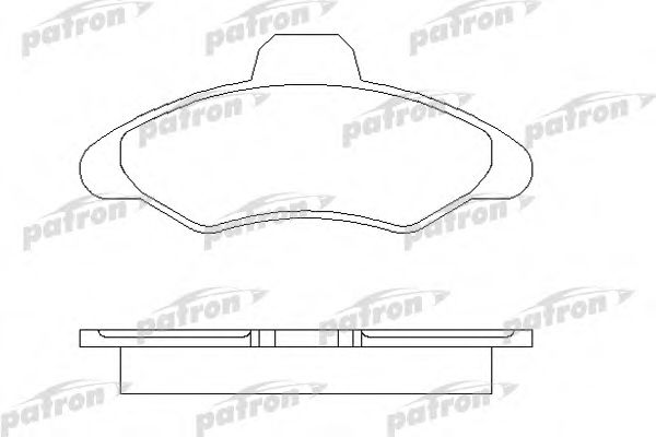 PBP617 PATRON Brake System Brake Pad Set, disc brake