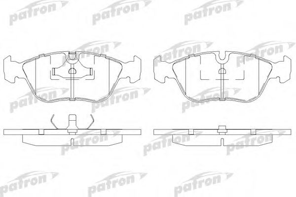 PBP681 PATRON Brake Pad Set, disc brake