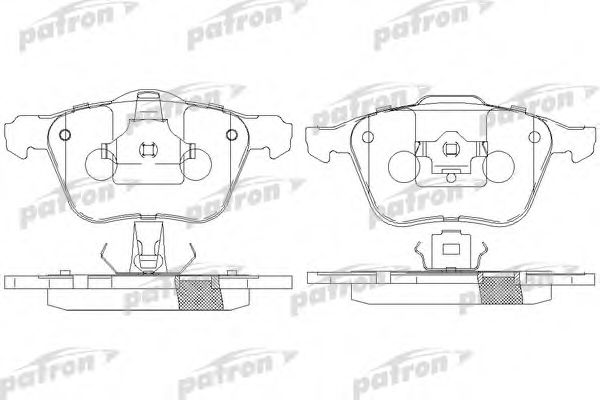 PBP7008 PATRON Brake Pad Set, disc brake