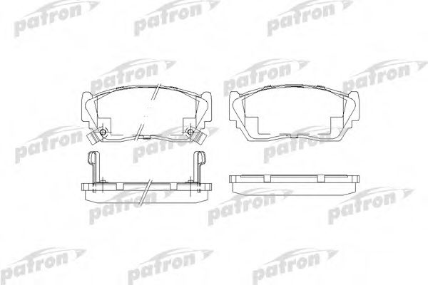 PBP763 PATRON Brake System Brake Pad Set, disc brake