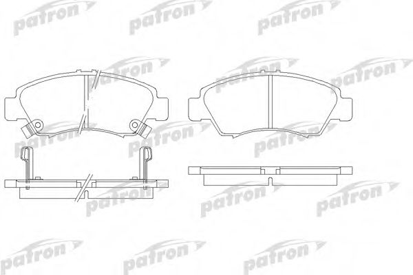 PBP777 PATRON Brake Pad Set, disc brake