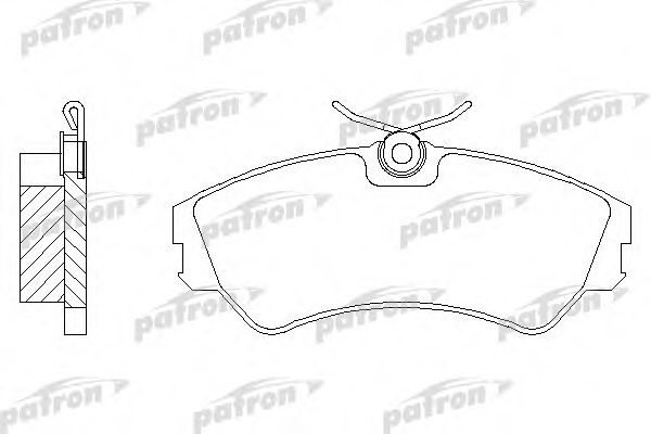 PBP785 PATRON Brake System Brake Pad Set, disc brake