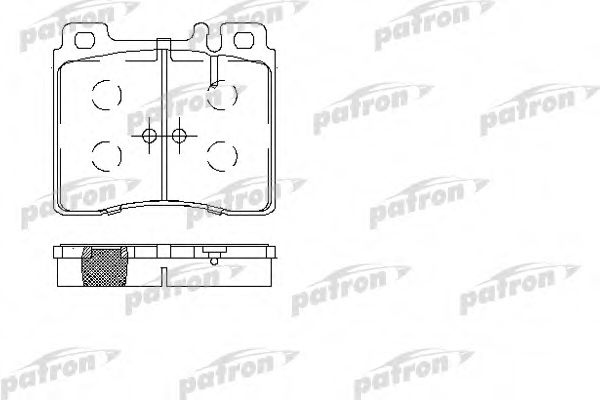 PBP800 PATRON Brake Pad Set, disc brake