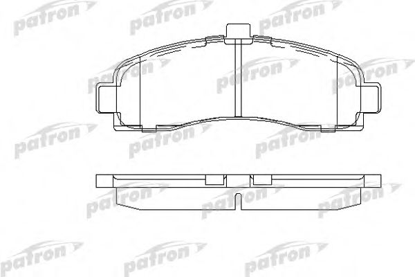 PBP859 PATRON Brake Pad Set, disc brake