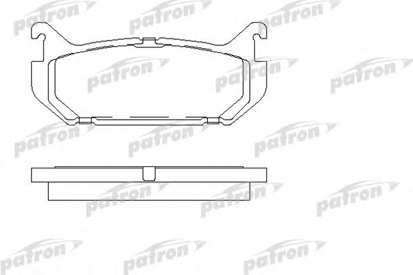 PBP869 PATRON Brake System Brake Pad Set, disc brake