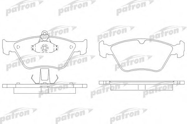 PBP901 PATRON Brake Pad Set, disc brake
