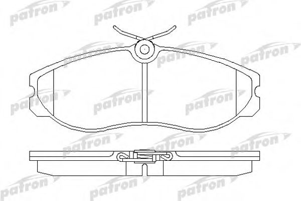 PBP909 PATRON Brake Pad Set, disc brake
