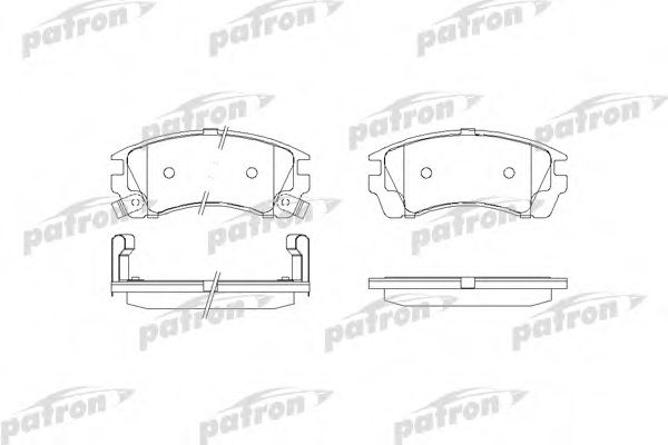 PBP940 PATRON Brake Pad Set, disc brake