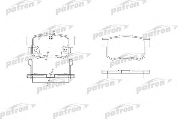PBP956 PATRON Brake Pad Set, disc brake