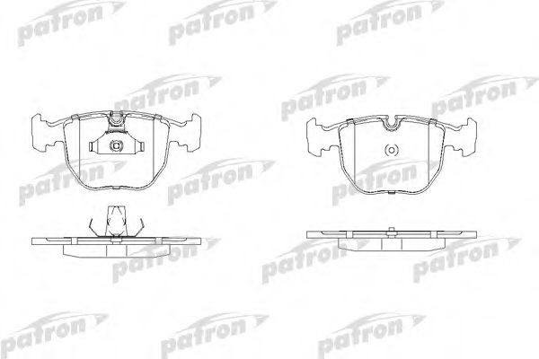 PBP997 PATRON Brake System Brake Pad Set, disc brake