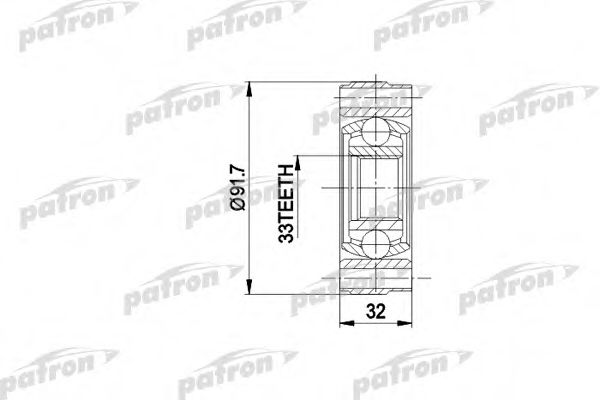 PCV3003 PATRON Joint Kit, drive shaft