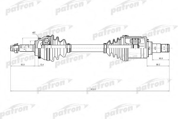 PDS9107 PATRON Drive Shaft