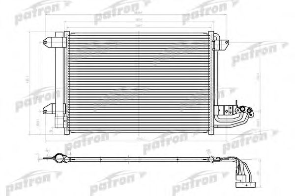 PRS1156 PATRON Condenser, air conditioning