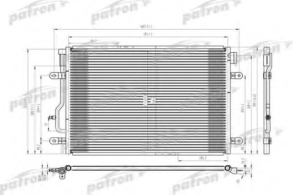 PRS3622 PATRON Condenser, air conditioning