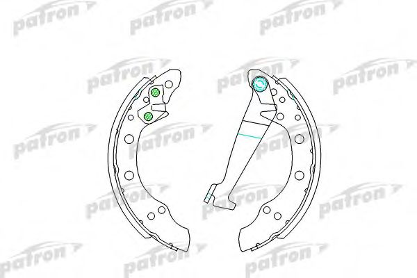 PSP150 PATRON Brake System Brake Shoe Set