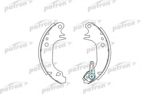 PSP188 PATRON Комплект тормозных колодок