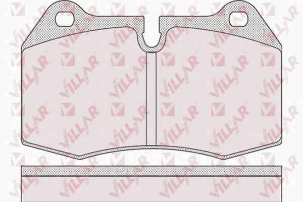 626.0769 VILLAR Brake Pad Set, disc brake
